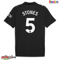Camiseta Manchester City John Stones #5 Visitante Equipación 2025-26 manga corta